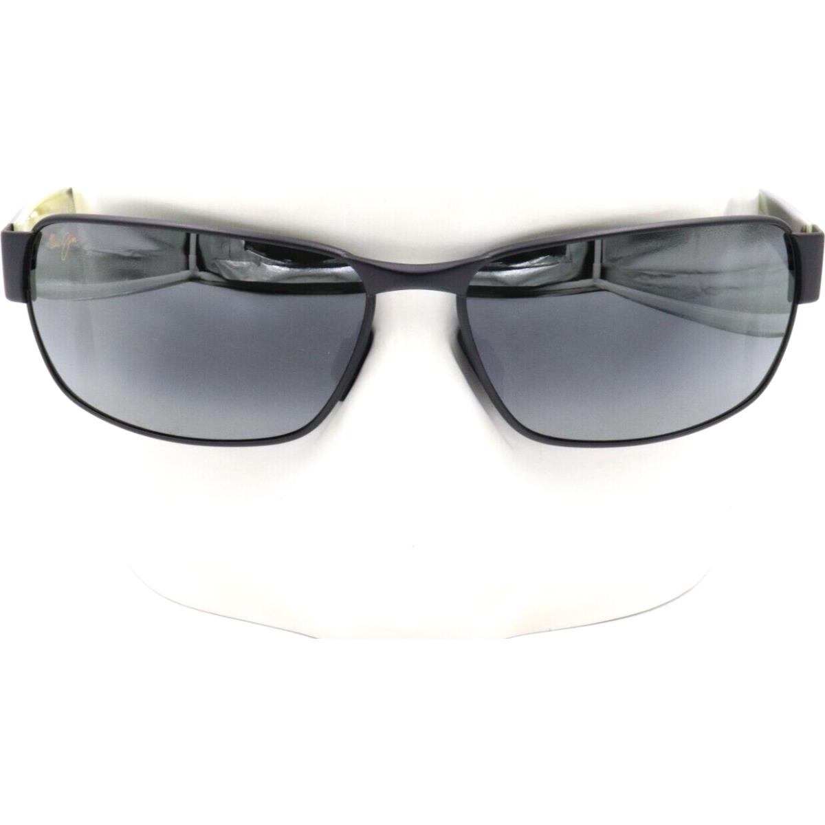 Maui Jim Black Coral Gray Lens Matte Black Sunglasses 65mm 249-2M