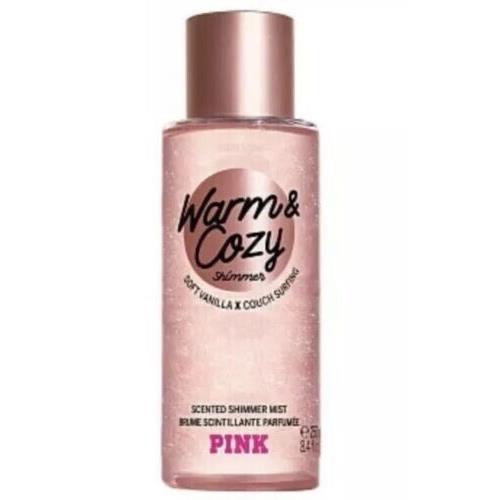 Victorias Secret Pink Warm Cozy Shimmer Fragrance Body Mist Spray 8.4