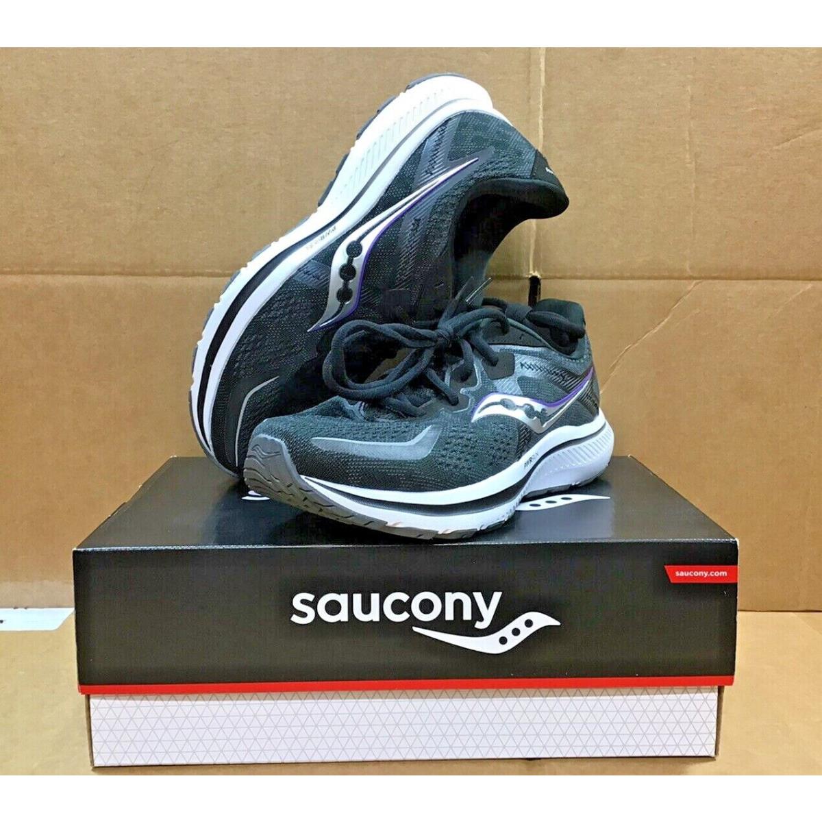 Saucony Women`s Omni 20 Black/white Running Shoes