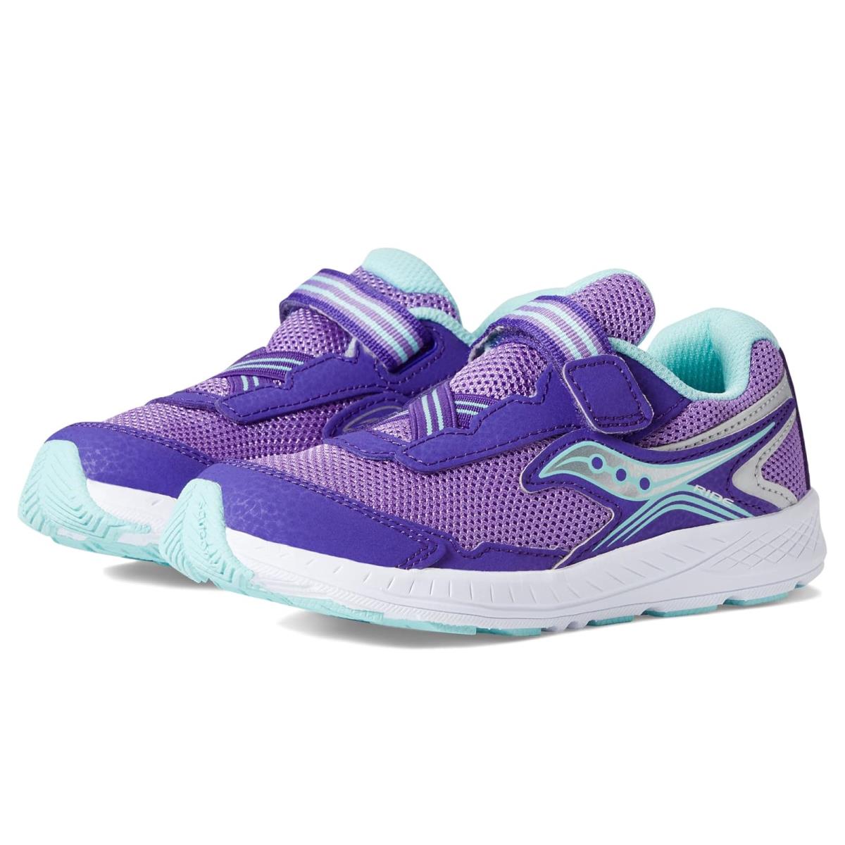 Girl`s Shoes Saucony Kids Ride 10 Jr Toddler/little Kid