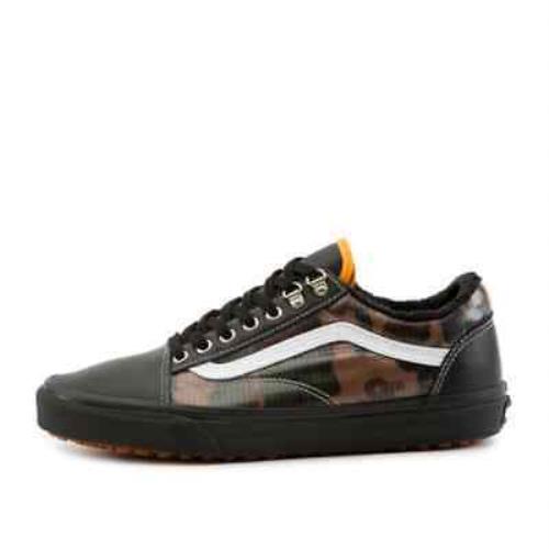 Vans Womens Old Skool Mte Black Camo Lace Up Low Top Sneaker Shoes 9.5
