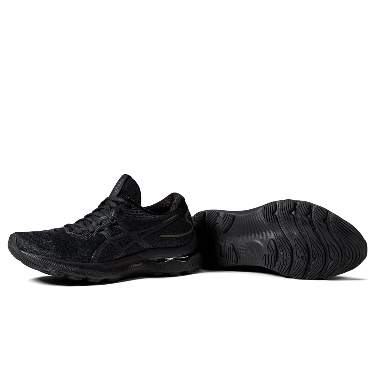 Woman`s Sneakers Athletic Shoes Asics Gel-nimbus 24 Black/Black