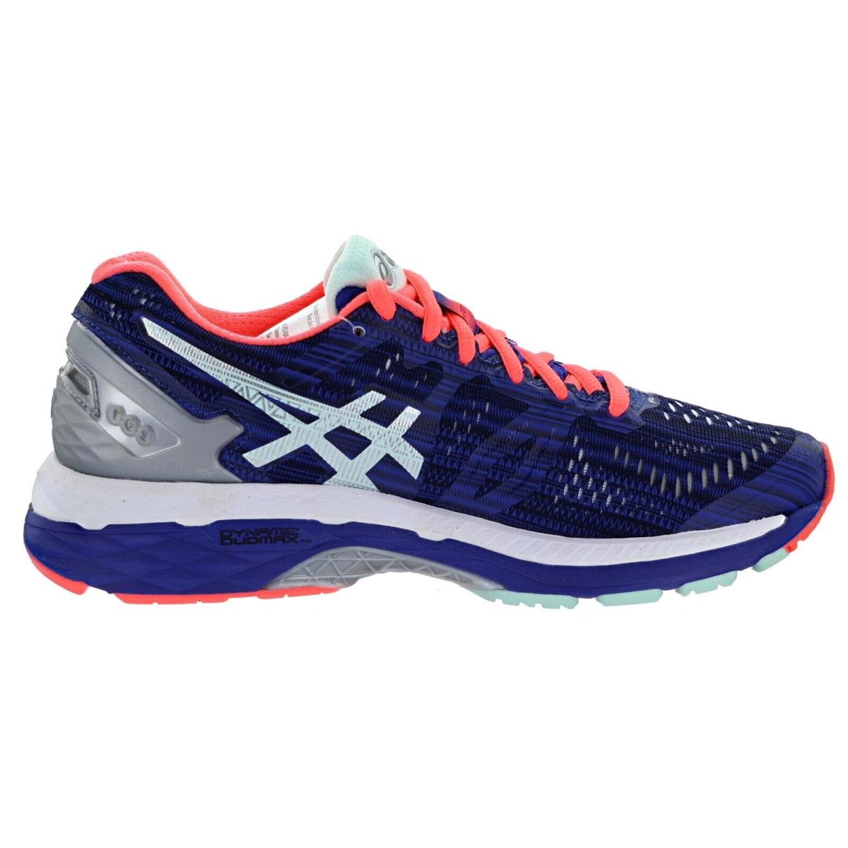 ASICS shoes  - Asics Blue, Silver, Flash Coral 1