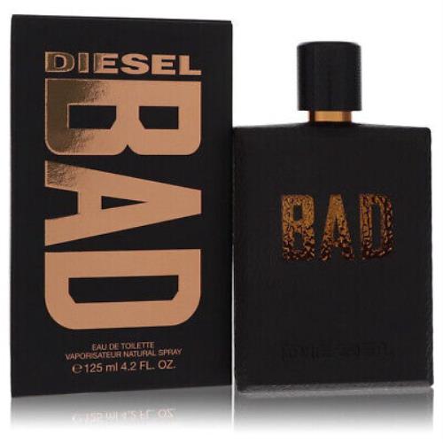 Diesel Bad Cologne 4.2 oz Edt Spray For Men by Diesel