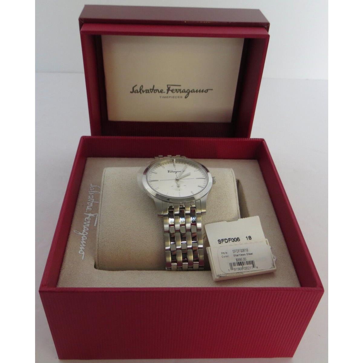 Salvatore Ferragamo Watch Women Stainless Steel Sapphire Crystal