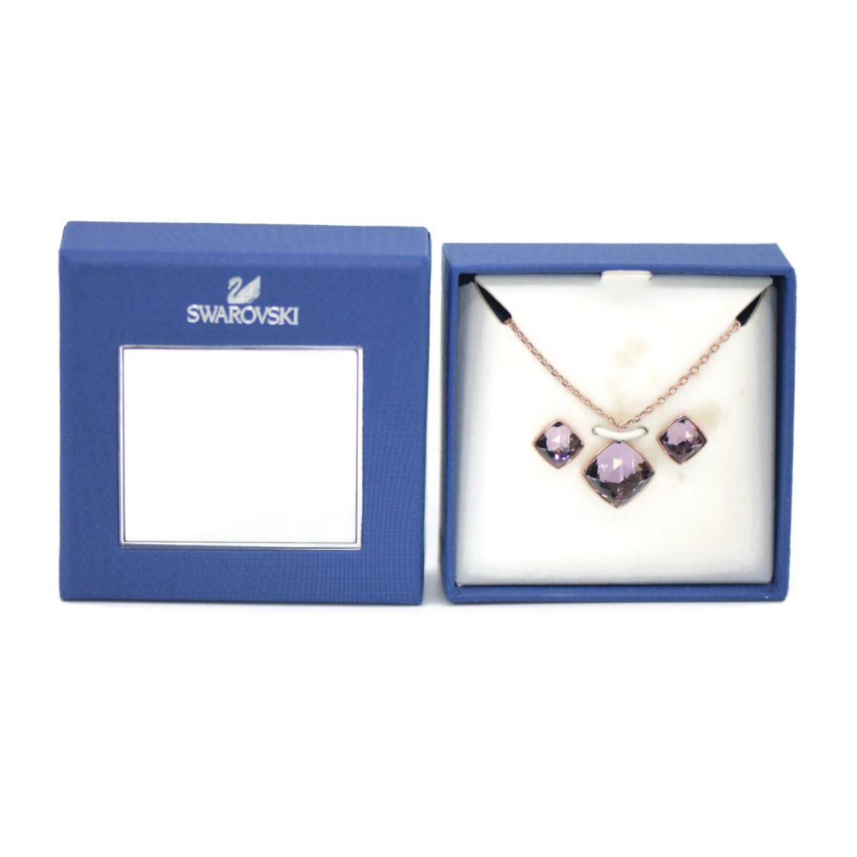 Swarovski Tempo Crystal Necklace and Earrings Set 5072144