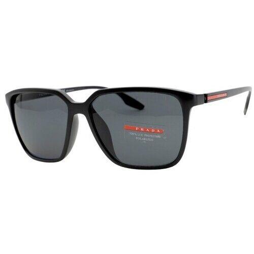 Prada Sunglasses SPS06V-F 1BO-5Z1 Black Frame Gray Gradient Lens 58MM