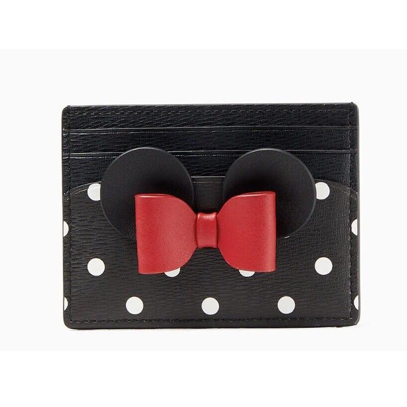 Kate Spade Disney Kate Spade York Women`s Minnie Mouse Card Holder-nwt