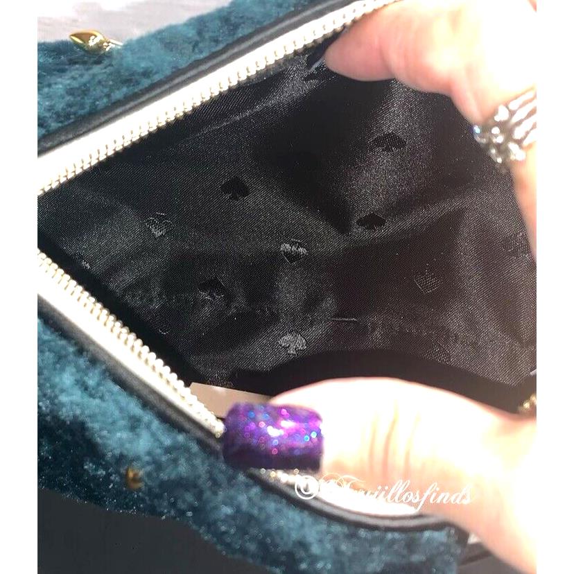 Kate Spade  bag   - Black Handle/Strap, Gold Hardware, Peacock Exterior 8