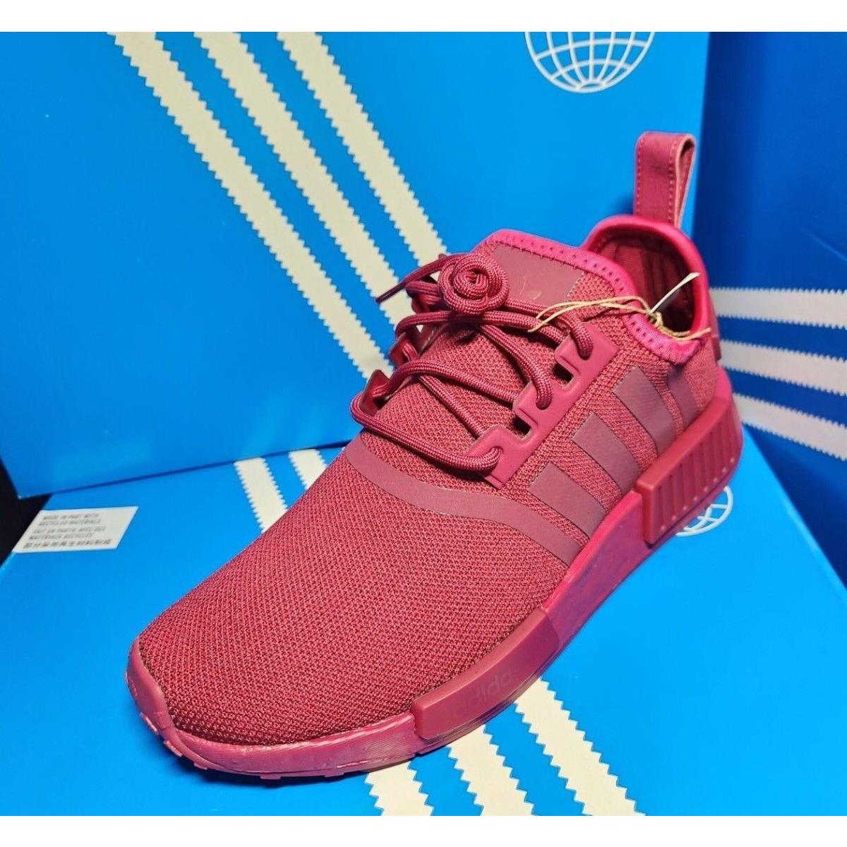 Adidas Women`s Nmd Triple Maroon Burgundy Red Bordeaux Shoes HP9662 | 692740423418 - Adidas shoes NMD - Red | SporTipTop