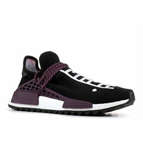 Adidas Pharrell Human Race Nmd Trail Holi Black/purple Sz AC7033 Fashion Shoes - Black, Purple