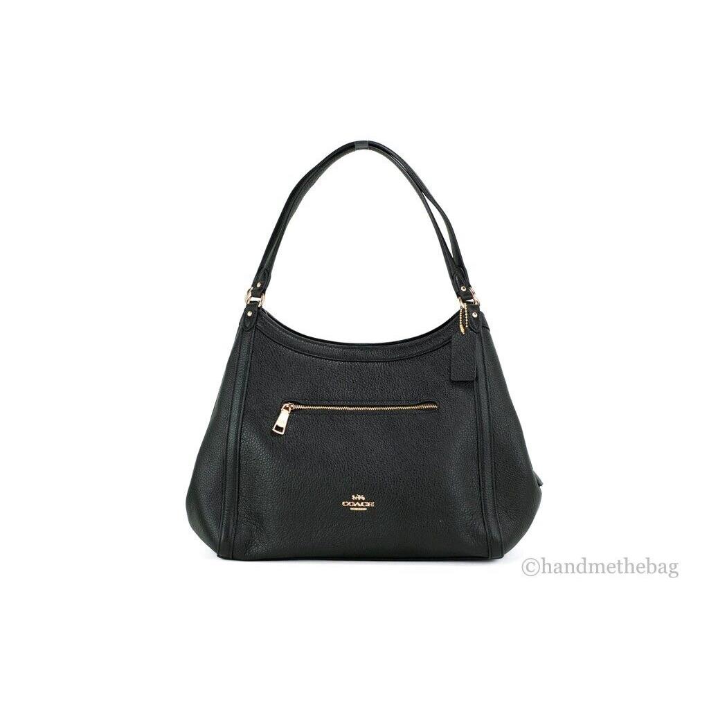 medium black coach purse