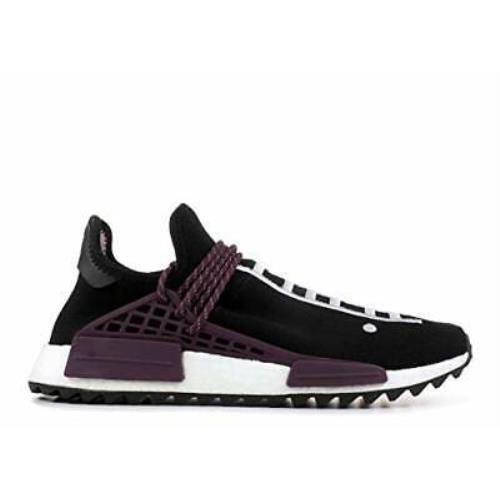 Adidas Pharrell Human Race Nmd Trail Holi Black/purple Sz 5 AC7033 Fashion Shoes