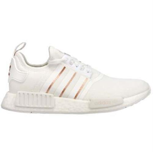 Adidas FW6434 Nmd_R1 Lace Up Womens Sneakers Shoes Casual - White - Size