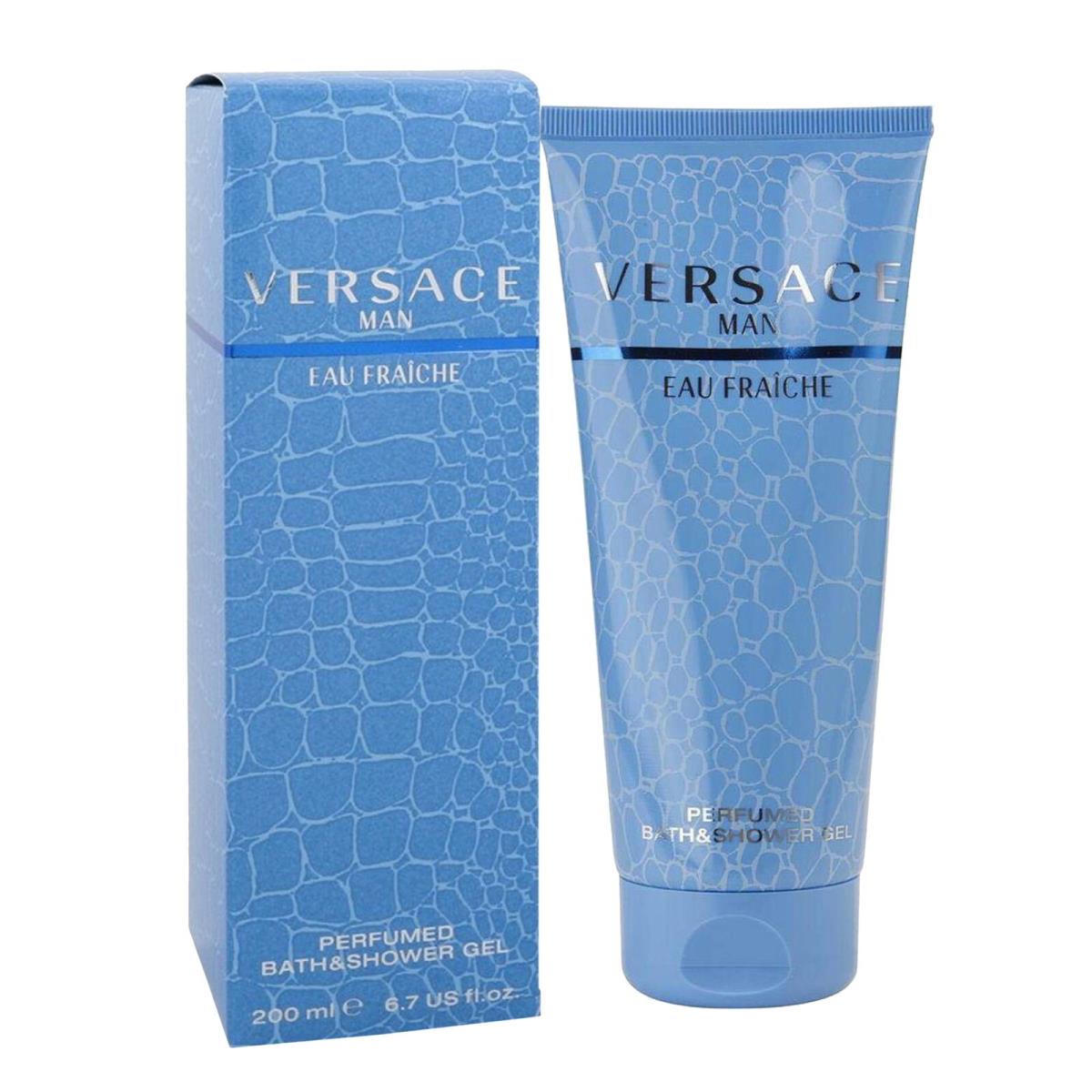 Versace Man Eau Fraiche Perfumed Bath Shower Gel For Men 200 ml / 6.7 oz