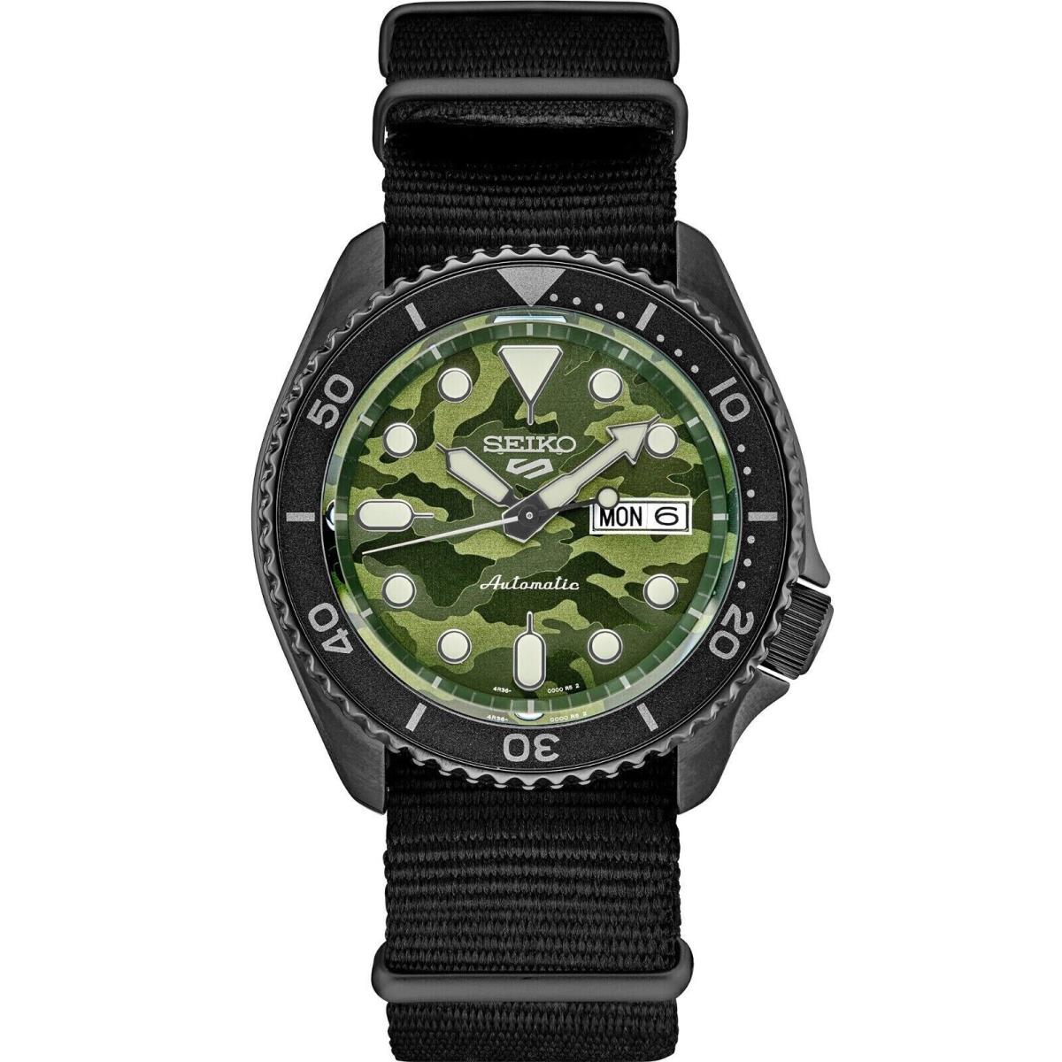 Seiko SRPJ37K1 Men`s Sport Automatic Stainless Case Rotating Date 100m WR SRPJ37