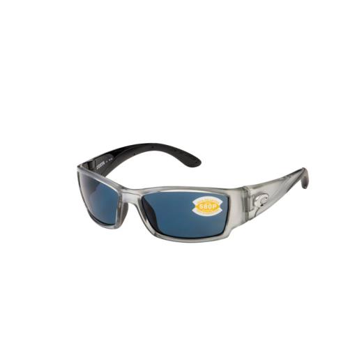Costa Del Mar Corbina Sunglasses CB-18-OGP Silver Gray 580P Polarized Lens - Gray Frame, Gray Lens