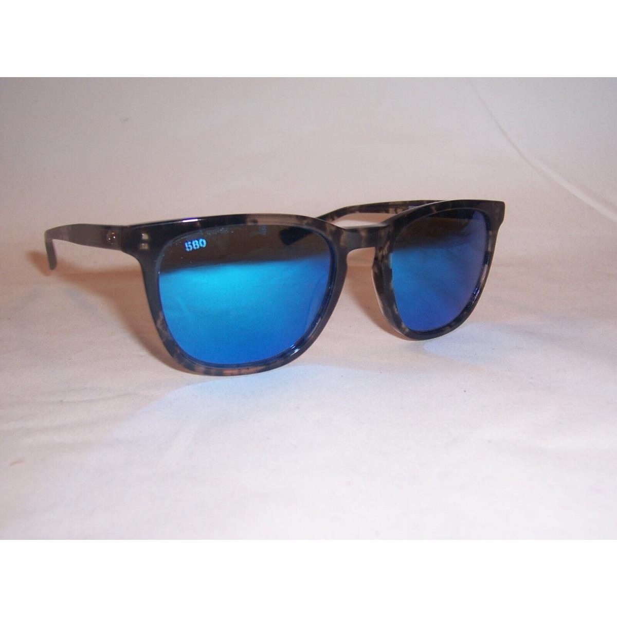 Costa Del Mar Sullivan Sunglasses Black Kelp/blue Mirror 580G Polarized