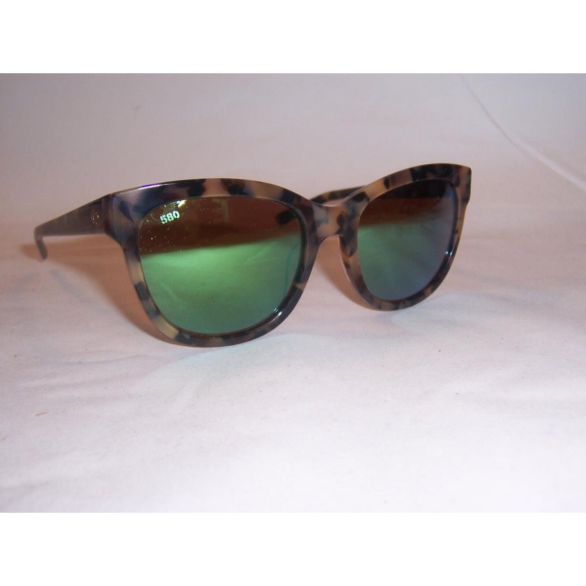 Costa Del Mar Bimini Sunglasses Tortoise/green Mirror 580G Polarized