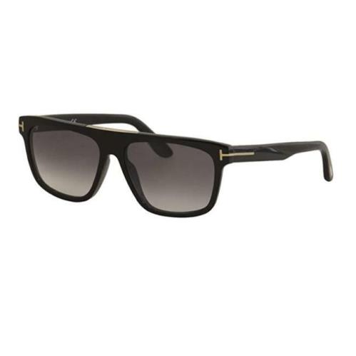 Tom Ford TF 628 FT0628 Cecilio-02 Shiny Black Smoke Gradient 01B Sunglasses