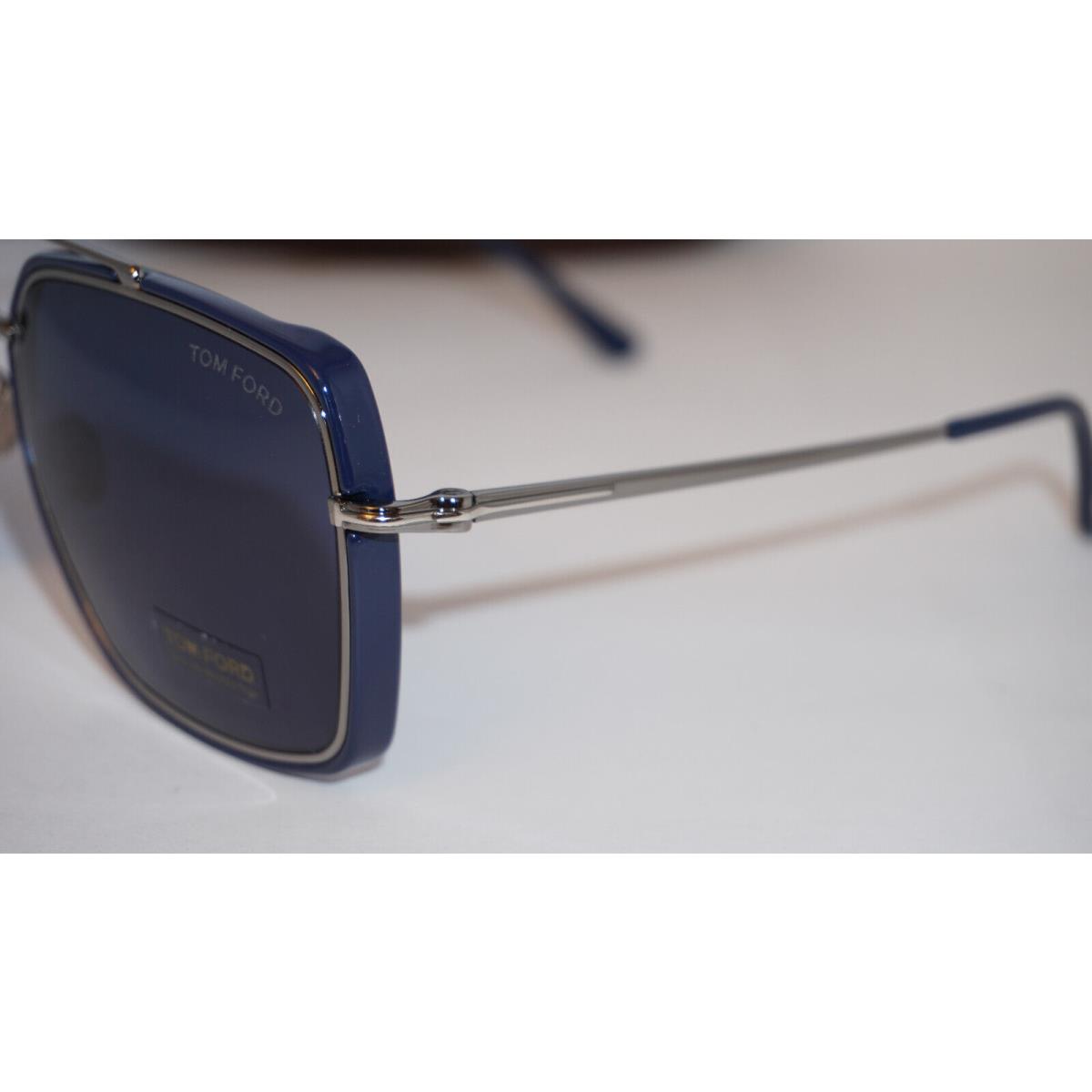 Tom Ford sunglasses  - Silver Blue Frame, Blue Lens 2