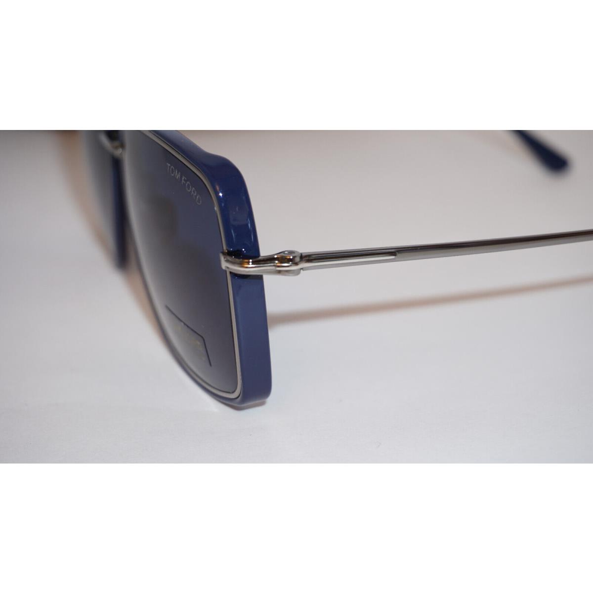 Tom Ford sunglasses  - Silver Blue Frame, Blue Lens 3