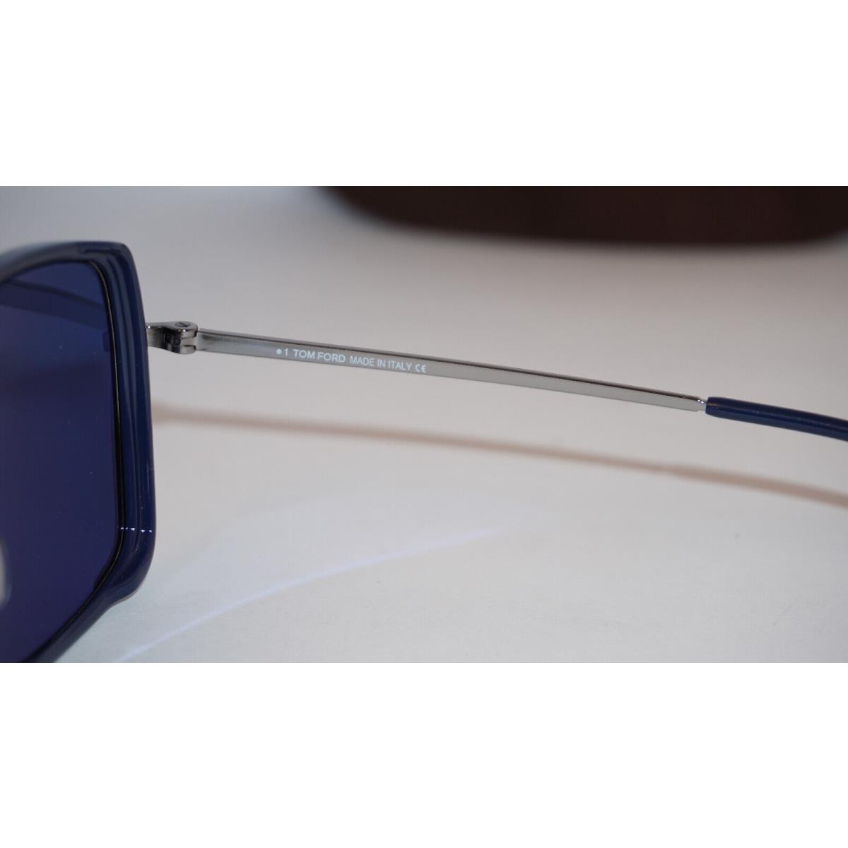 Tom Ford sunglasses  - Silver Blue Frame, Blue Lens 5