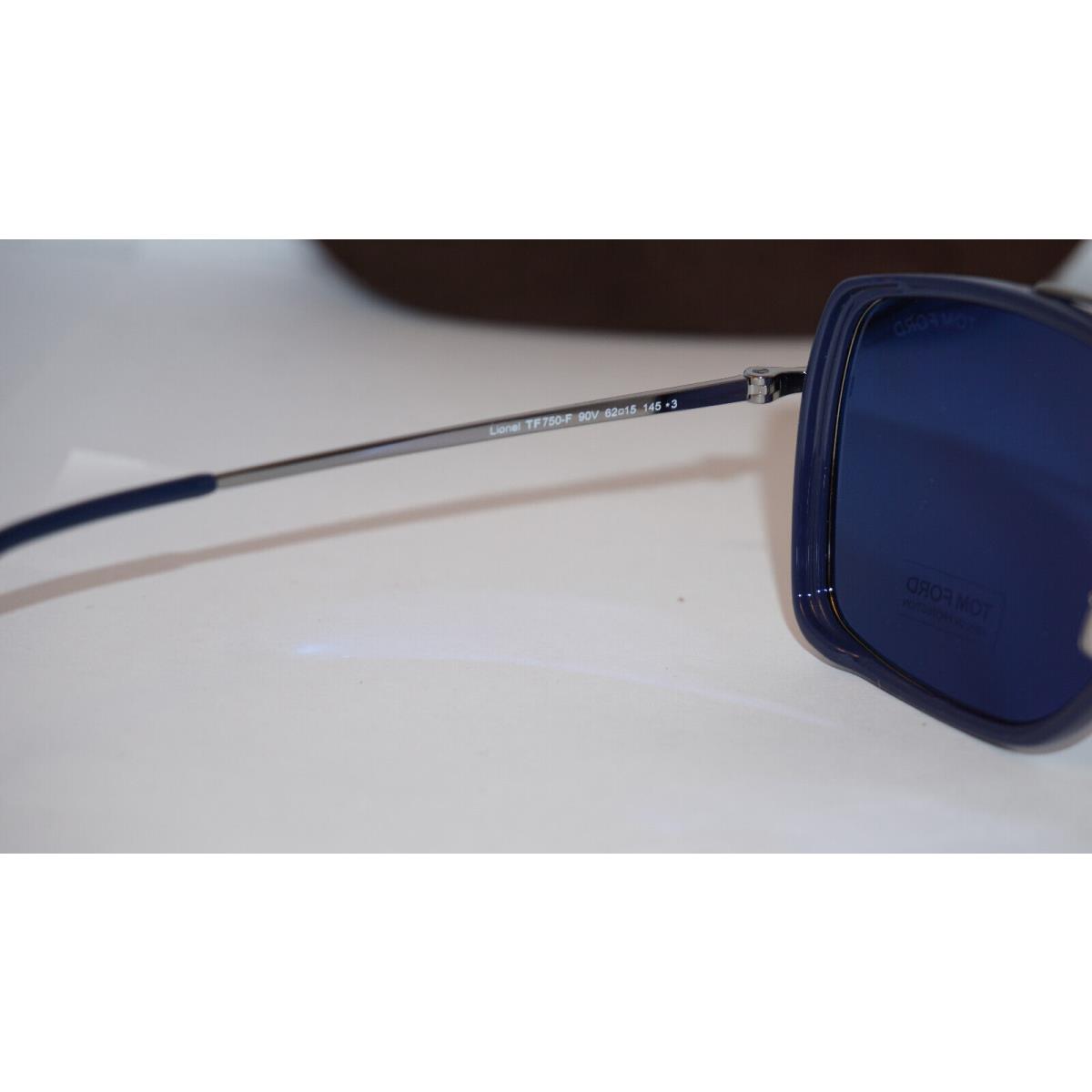 Tom Ford sunglasses  - Silver Blue Frame, Blue Lens 7