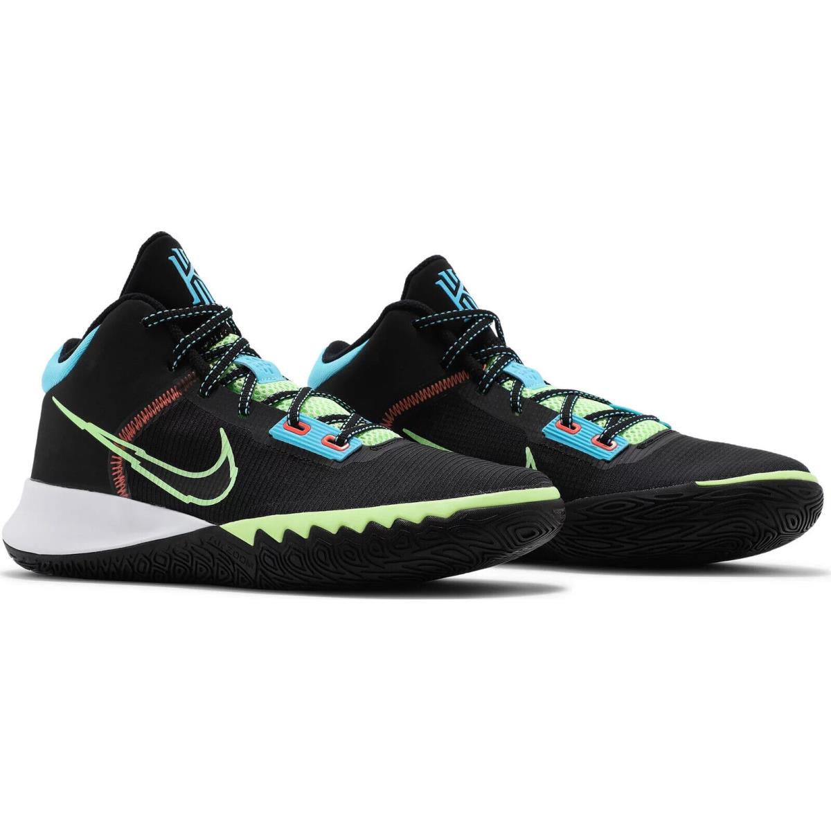 Nike Kyrie Flytrap 4 CT1972-003 Men Black Lime Glow Athletic Running Shoes DC319 - Black Lime Glow