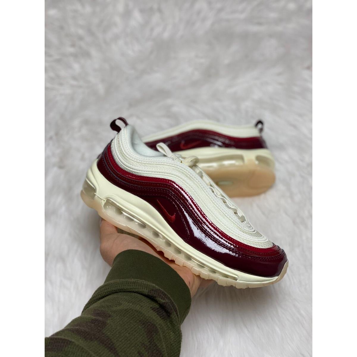 Nike Air Max 97 Dark Beetroot Womens Shoes White Red DQ8582-600 Multi Sz