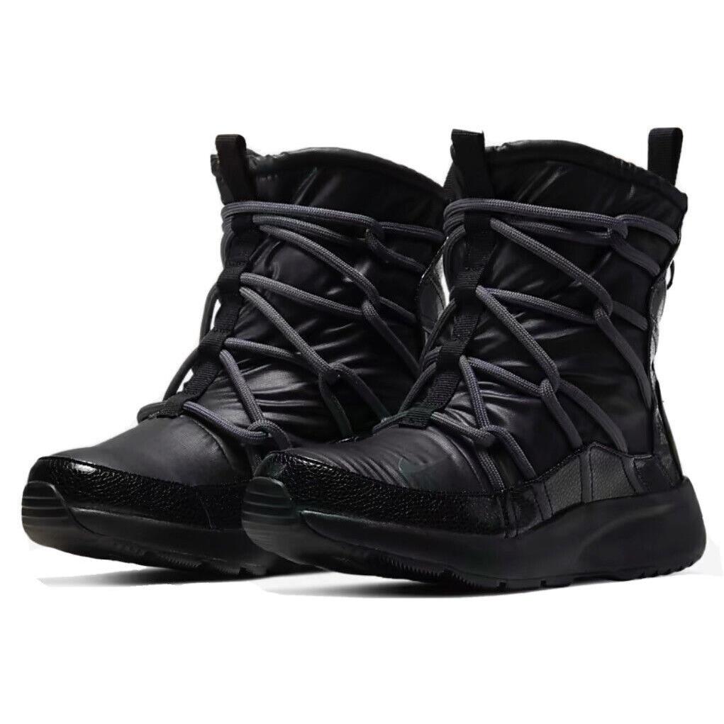 Nike Tanjun High Rise AO0355-004 Women`s Black/anthracite Athletic Shoes RS1