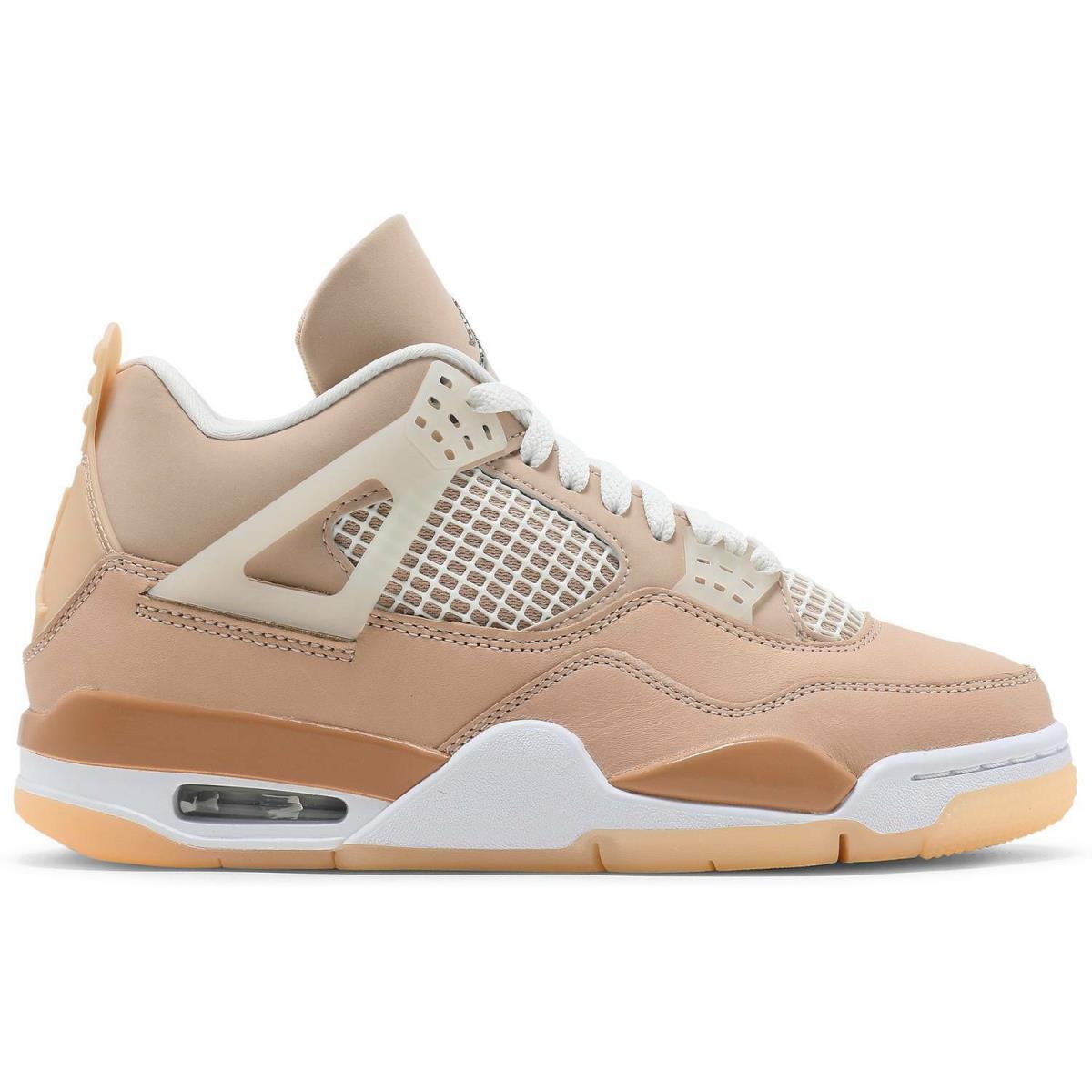 Women`s Air Jordan 4 Retro Shimmer DJ0675-200 Fashion Shoes - Orange