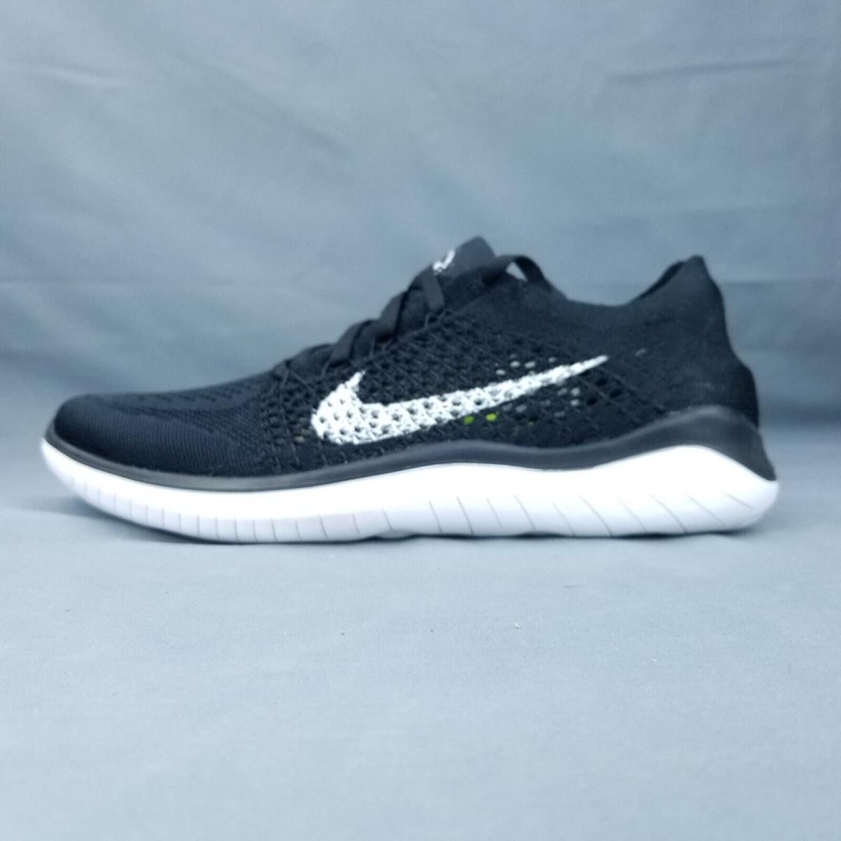 Nike Free RN Flyknit Women`s Running Shoes Black White 942839 001 Sizes 7-9