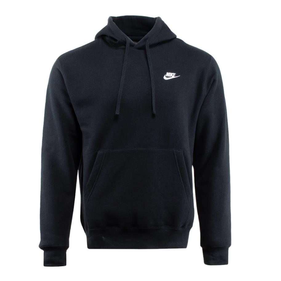 Nike Sportswear Club Fleece Pullover Hoodie Sweatshirt - Black - All Sizes