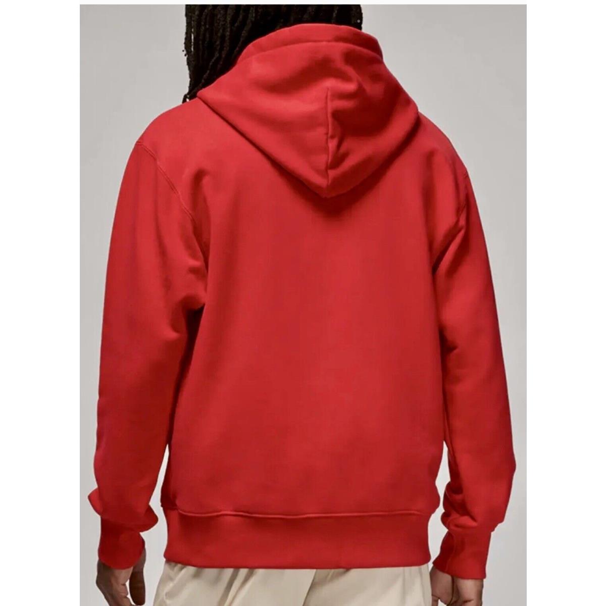 Nike Air Jordan Heavyweight Fleece Pullover Men`s Medium Hoodie Red DO6094-612