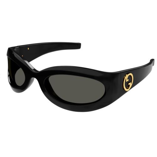 Gucci Sunglasses GG 1247S-001 Black W/grey Lens 60mm