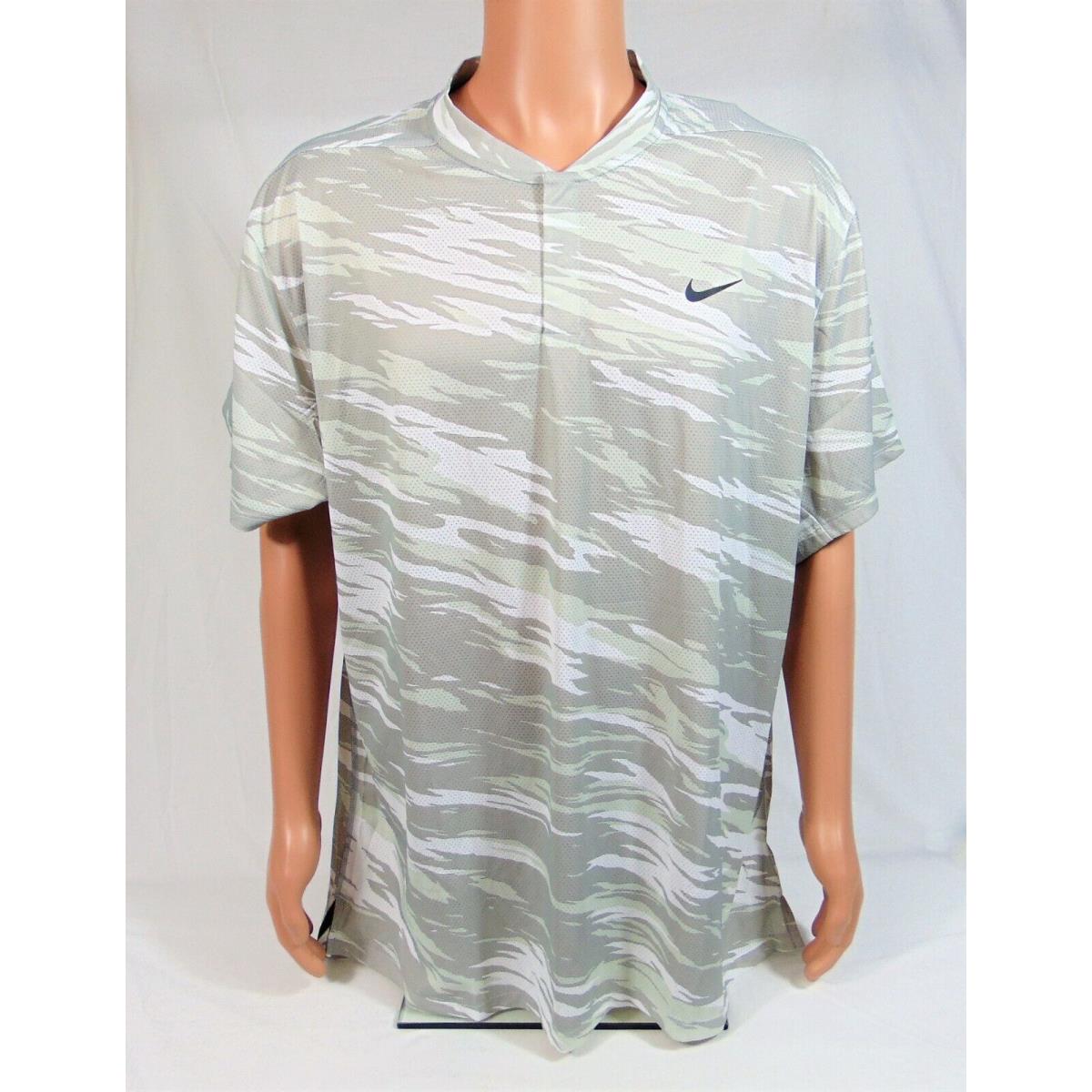 Nike TW Tiger Woods Dri Fit Adv Blade Polo Golf Shirt Sz Xxl DA3072 100 Rare