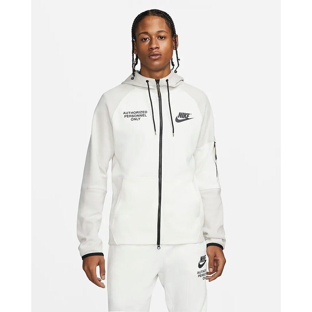 Nike Sportswear Swoosh Men`s Pullover Hoodie CJ4861 White X-large
