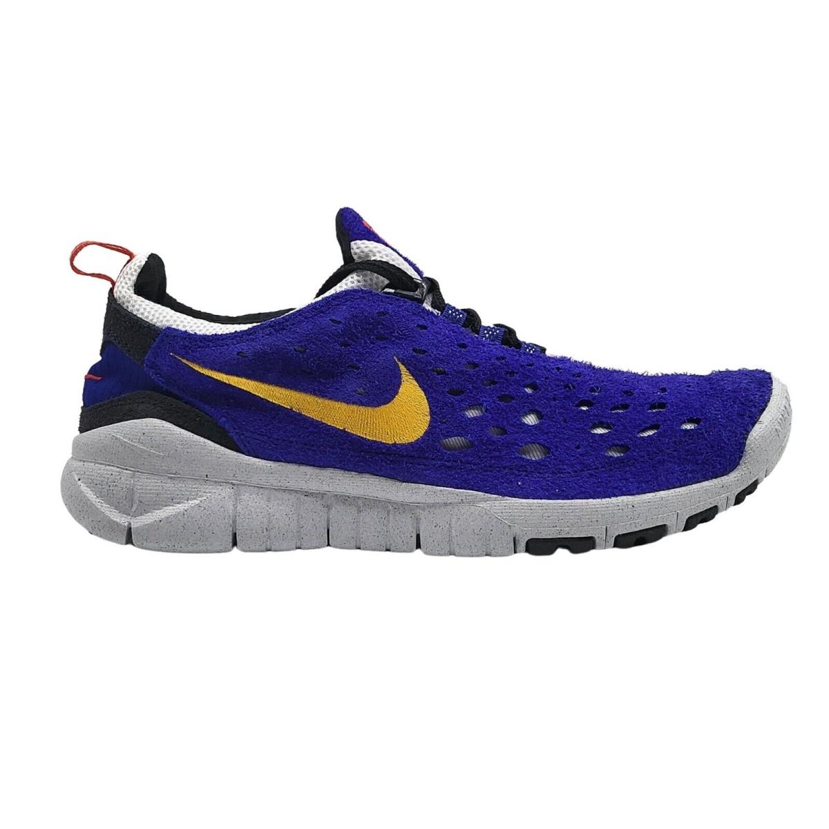 Nike Free Run Trail Running Shoes US 10 Eur 44 Men`s Blue Yellow - Blue