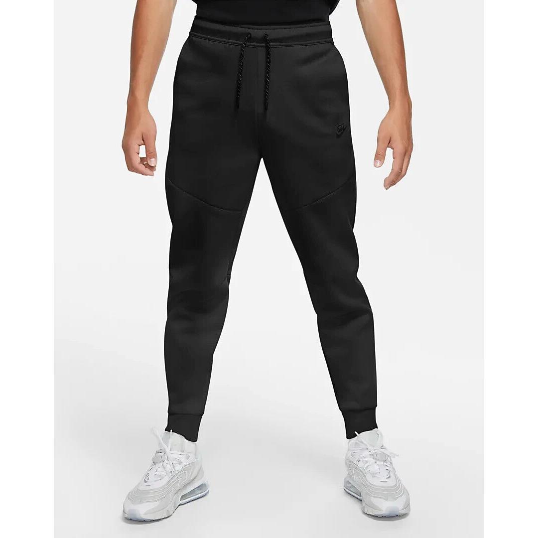 Nike Nsw Tech Fleece Jogger Pants - CU4495 010 - Black / Black - Size: XL