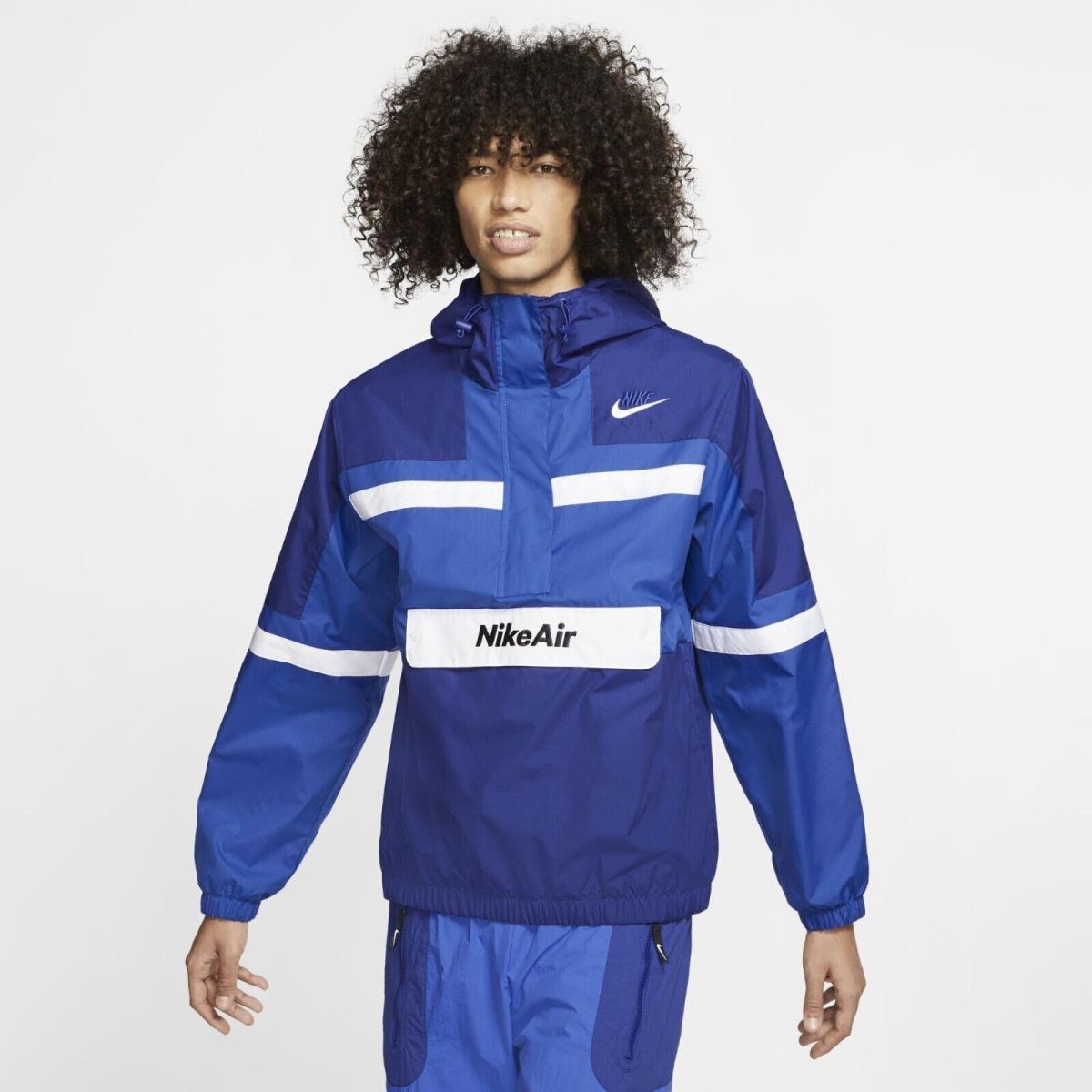 Nike Sportswear Air Woven Men`s Jacket CJ4834 Deep Royal Blue Medium
