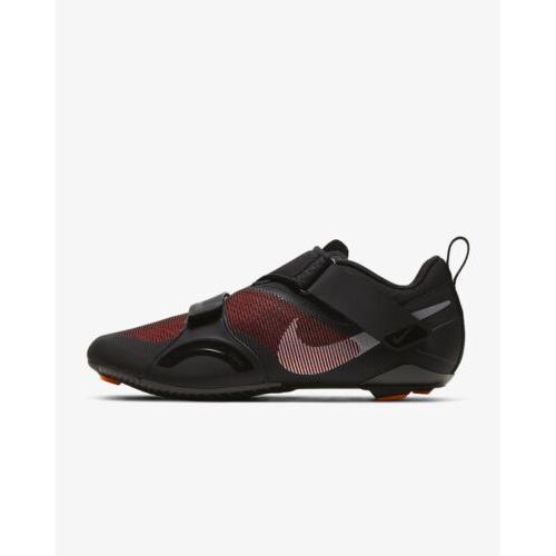 Nike Superrep Cycle Black Hyper Crimson Cycling Shoes Men`s Size 11.5 CW2191-008