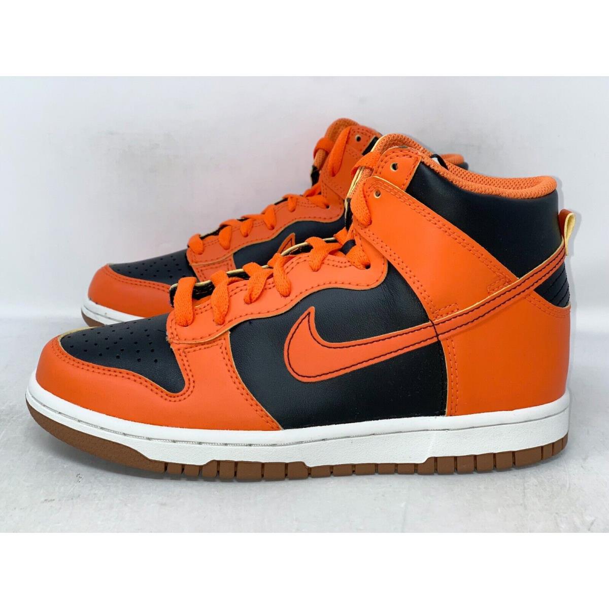 Nike Dunk High Halloween Black Orange Sneaker Size 4.5Y / 6W DB2179-004 - Orange