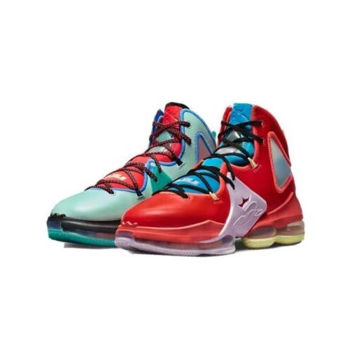 Nike Lebron Xix 19 Bright Crimson Malachite Basketball Men Shoes Size 12