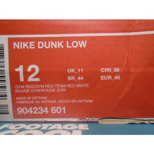 Nike shoes Dunk Low - Red 7
