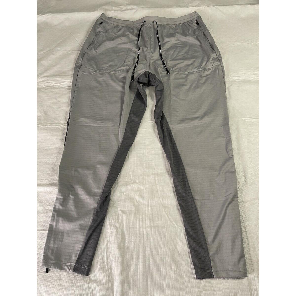 Men`s Nike Dri-fit Phenom Elite Knit Running Pants Large Grey CU5504-077