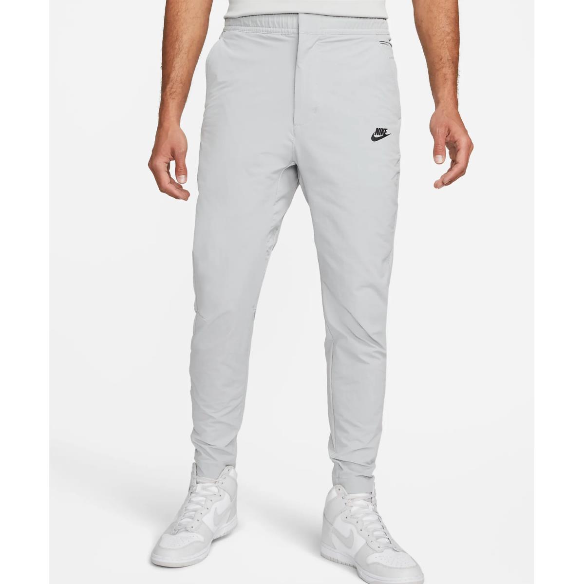 Nike Men`s Sportswear Tech Woven Commuter Taper Pants Gray DM6621-012 Large