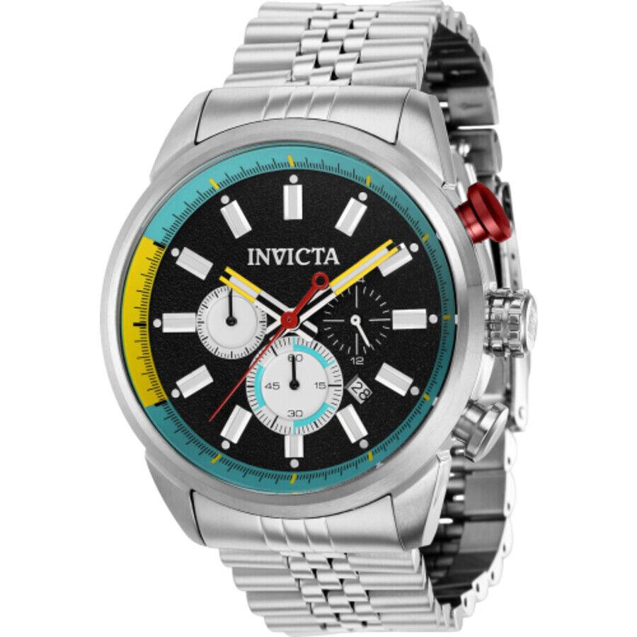 Invicta Aviator Chronograph Quartz Black Dial Men`s Watch 39944