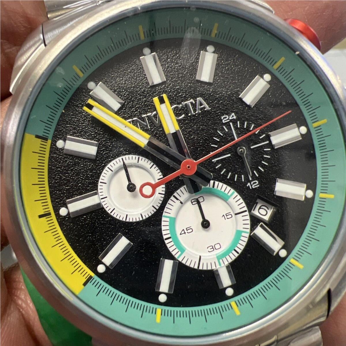 Invicta Aviator 39944 Men`s Round Analog Chronograph Stainless Steel Date Watch