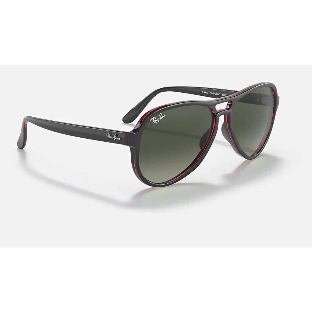 Ray-Ban sunglasses  - Polished Transparent Grey Frame, Grey Gradient Lens 2